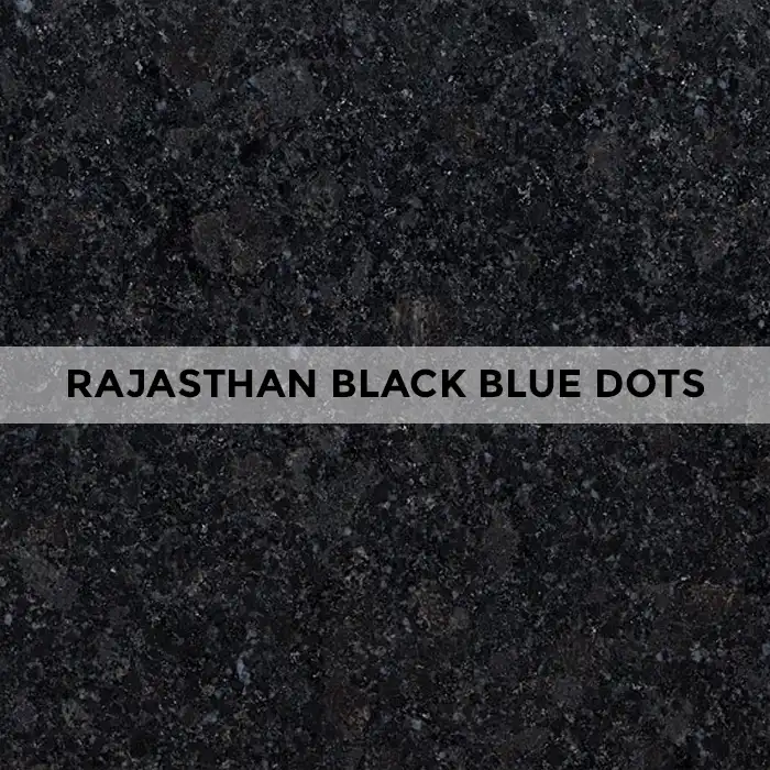 Rajasthan Black Blue Dots